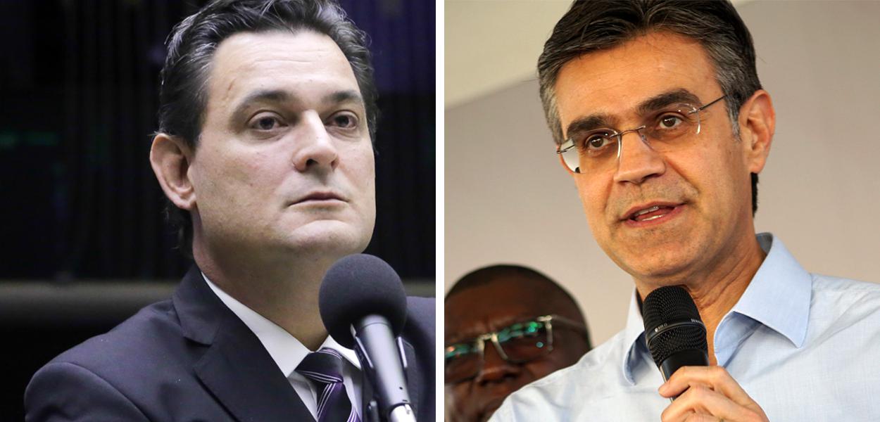 Geninho Zuliani (à esq.) e Rodrigo Garcia