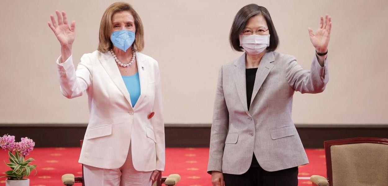Nancy Pelosi e Tsai Ing-wen