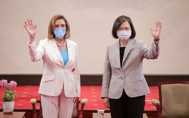 Nancy Pelosi e Tsai Ing-wen