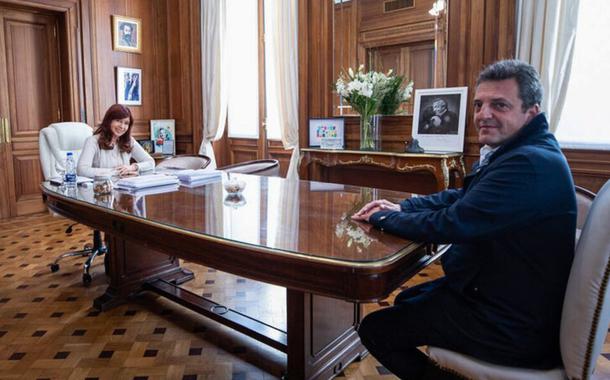 Cristina Kirchner e Sergio Massa