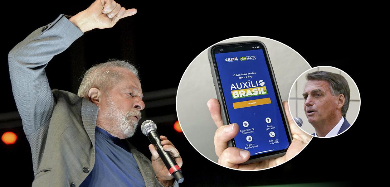 Lula e Jair Bolsonaro