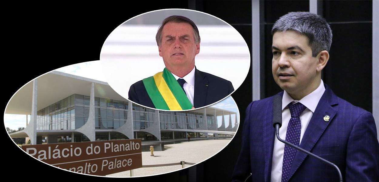 Palácio do Planalto, Jair Bolsonaro e Randolfe Rodrigues (à dir.)