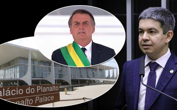 Palácio do Planalto, Jair Bolsonaro e Randolfe Rodrigues (à dir.)