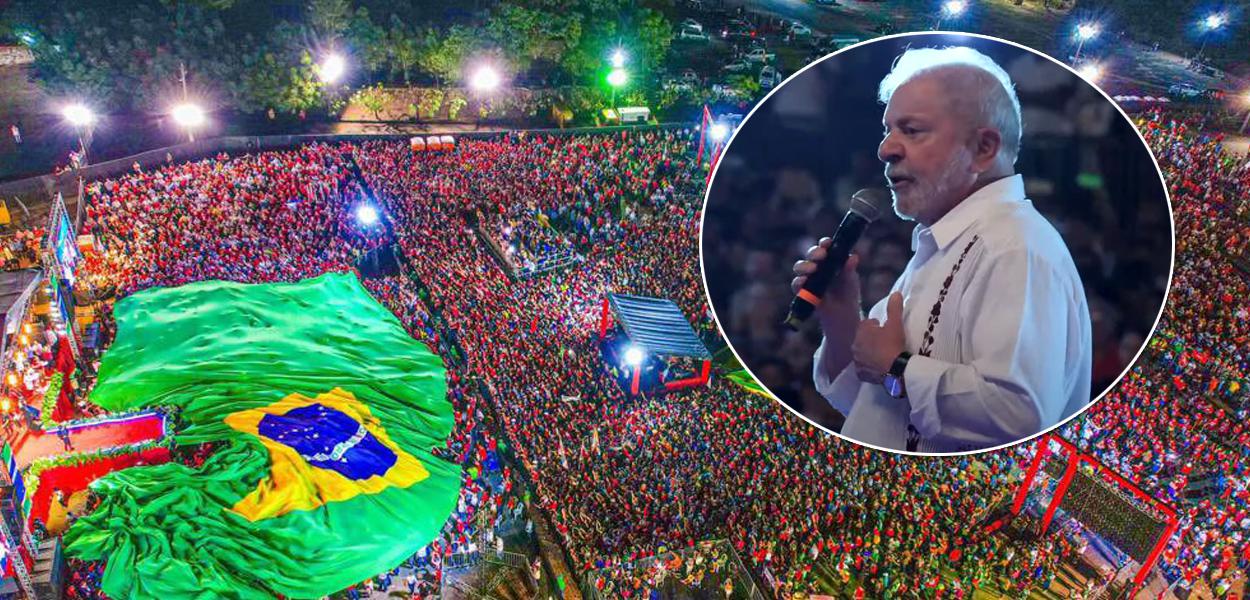 Ex-presidente Luiz Inácio Lula da Silva durante evento em Teresina