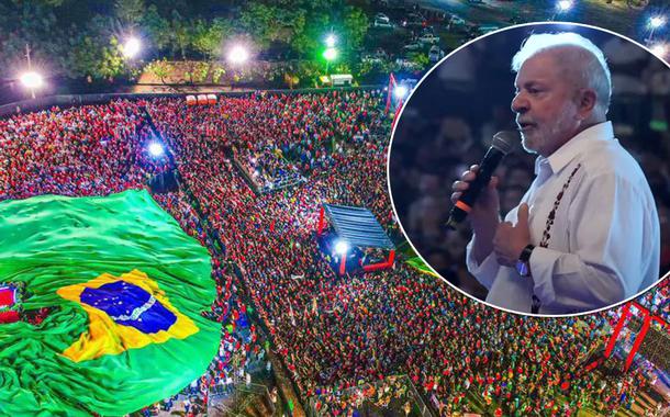 Ex-presidente Luiz Inácio Lula da Silva durante evento em Teresina