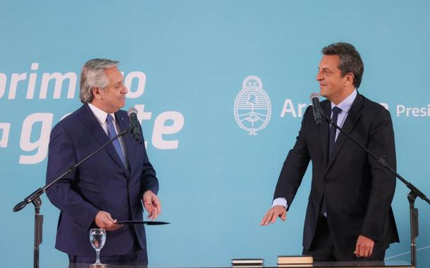 Alberto Fernández e Sergio Massa