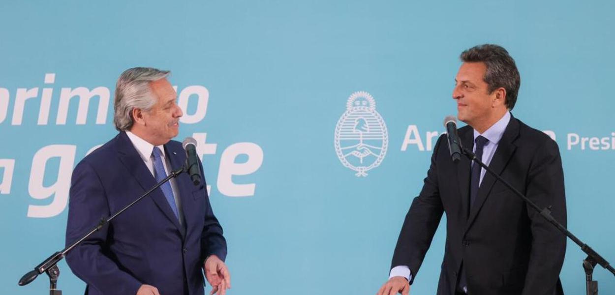 Alberto Fernández e Sergio Massa