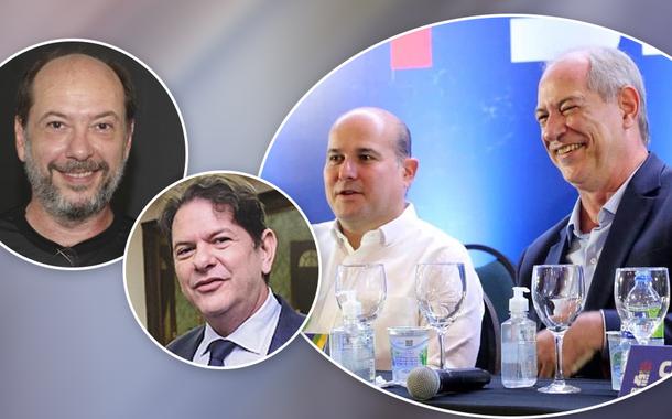 Ivo Gomes, Cid Gomes e Roberto Cláudio com Ciro Gomes