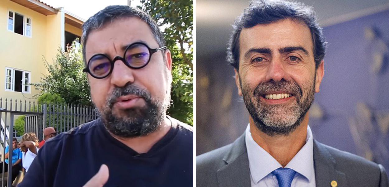 Washington Quaquá e Marcelo Freixo