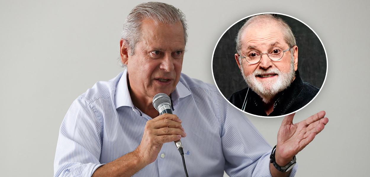 José Dirceu e Jô Soares