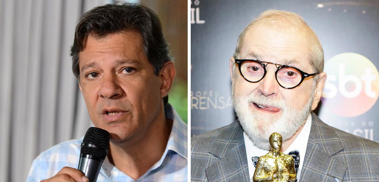 Fernando Haddad e Jô Soares