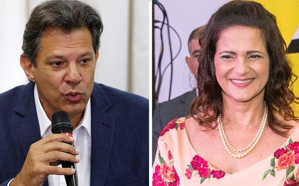 Fernando Haddad e Lúcia França