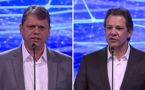 Tarcísio de Freitas e Fernando Haddad