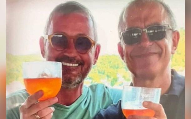 Walter Henri Maximillen Biot e o cônsul da Alemanha Uwe Herbert Hahn