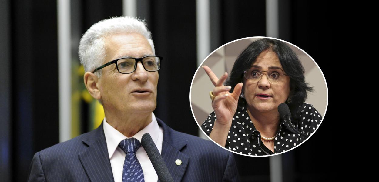 Rogério Correia e Damares Alves