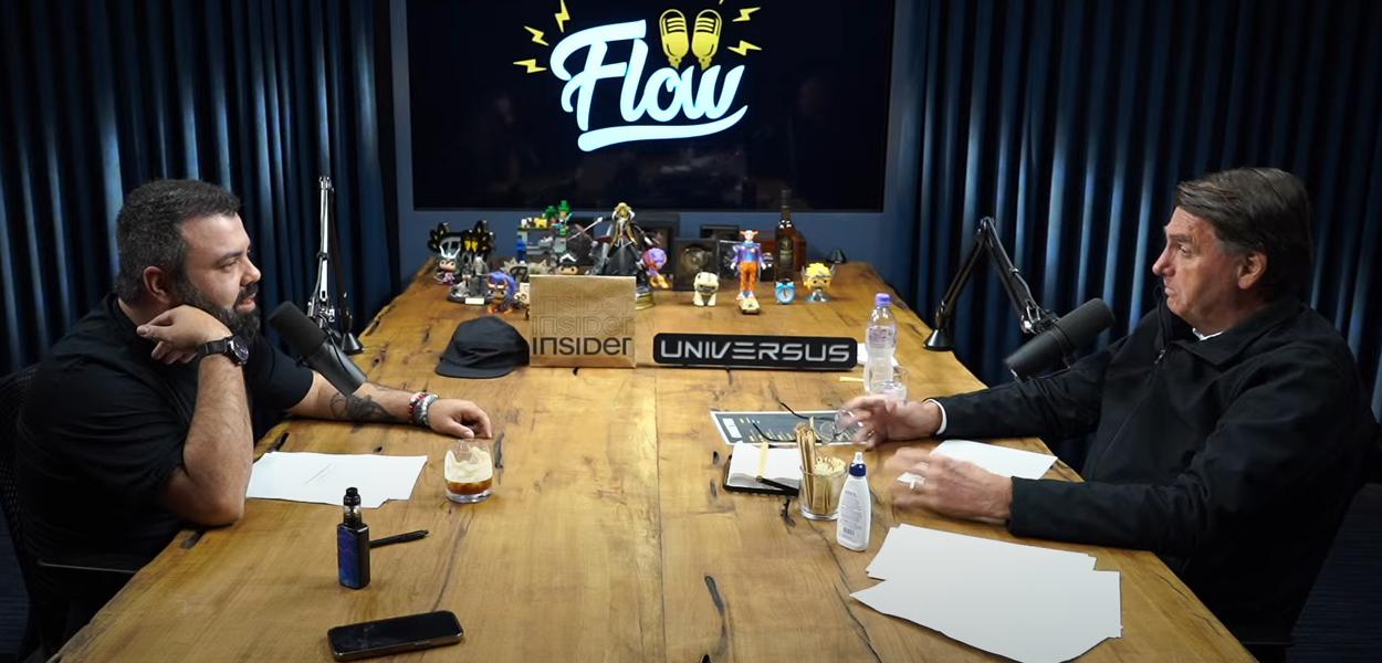 Jair Bolsonaro no Flow Podcast