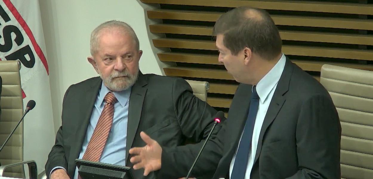 Lula e Josué Gomes