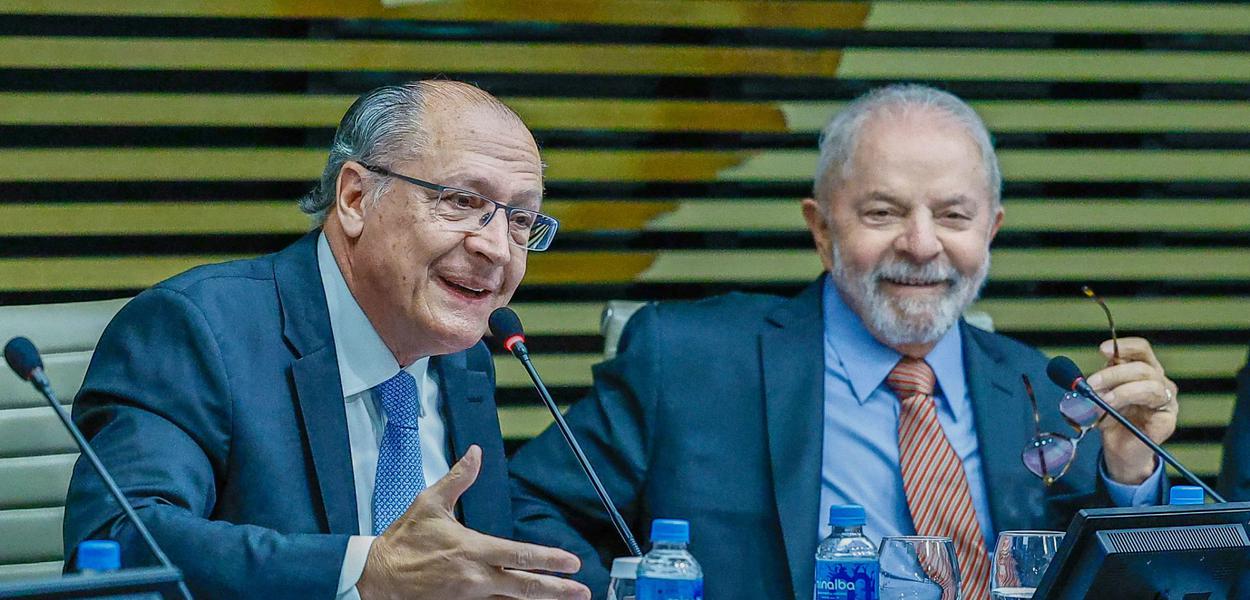 Geraldo Alckmin e o ex-presidente Luiz Inácio Lula da Silva