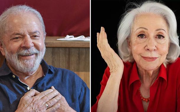 Lula e Fernanda Montenegro