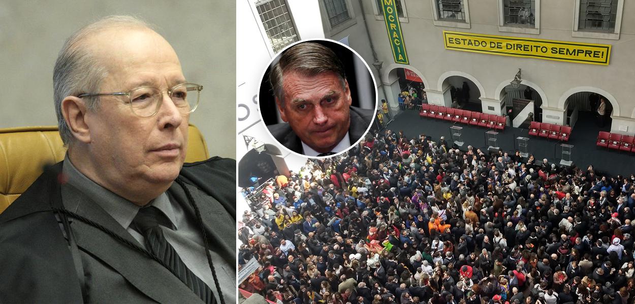 Celso de Mello, Bolsonaro e ato pela democracia