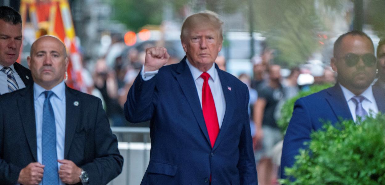 Ex-presidente dos EUA Donald Trump