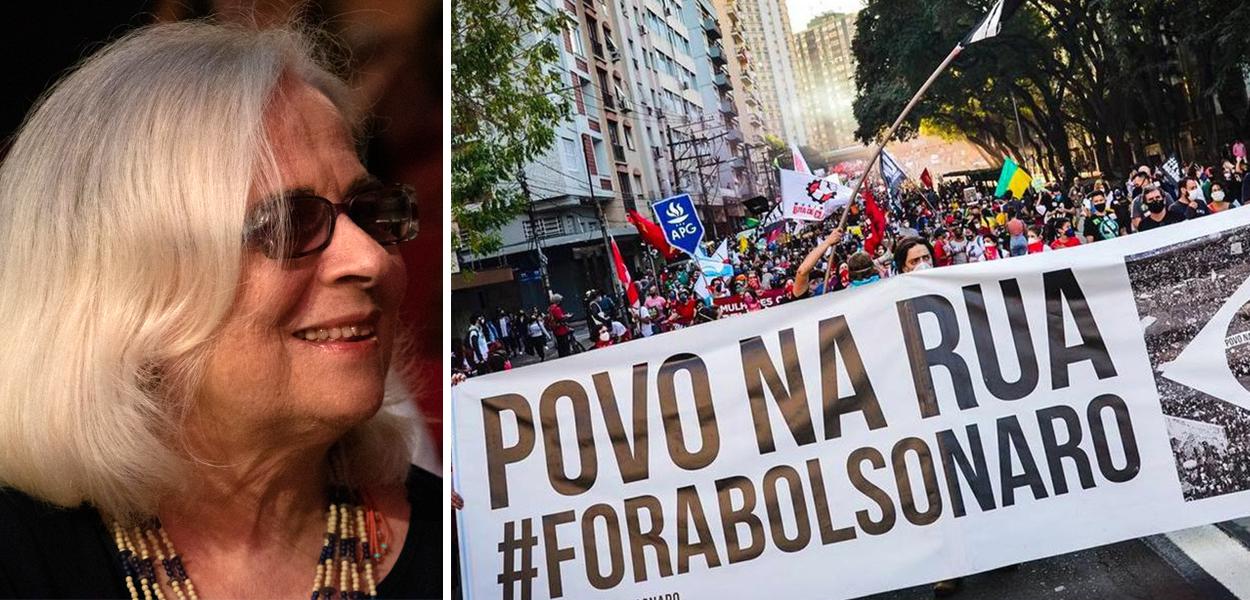 Hildegard Angel e Fora Bolsonaro