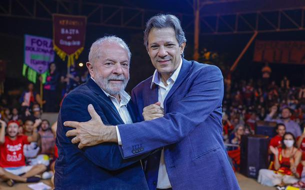 Lula e Fernando Haddad