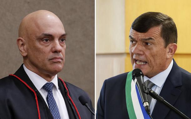 Alexandre de Moraes, presidente do TSE, e general Paulo Sérgio, ministro da Defesa