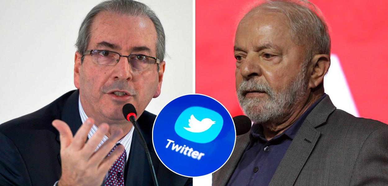 Eduardo Cunha e o ex-presidente Luiz Inácio Lula da Silva