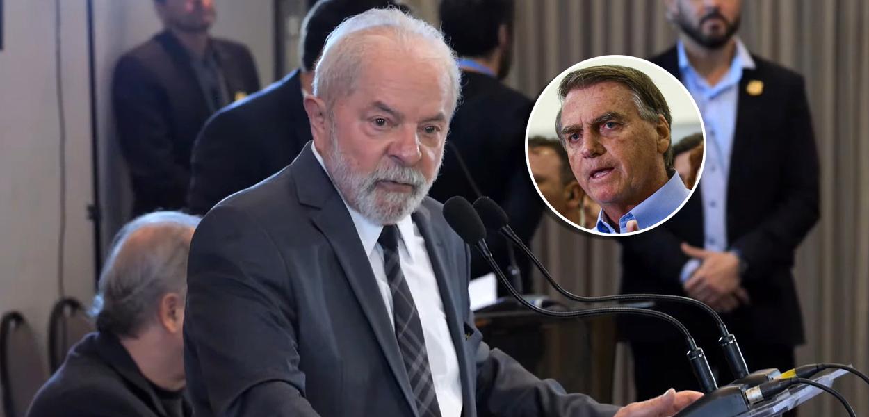 Lula e Jair Bolsonaro