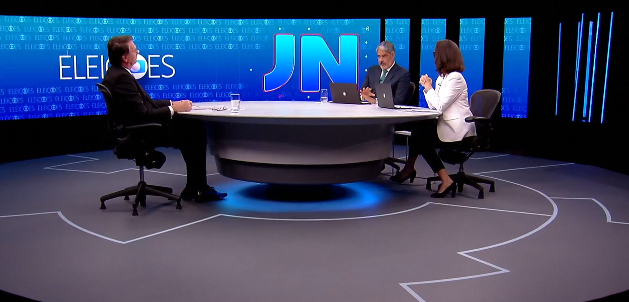 Jair Bolsonaro no Jornal Nacional