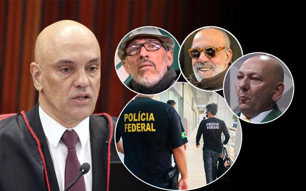 Alexandre de Moraes, Marco Aurélio Raymundo, José Koury e Luciano Hang