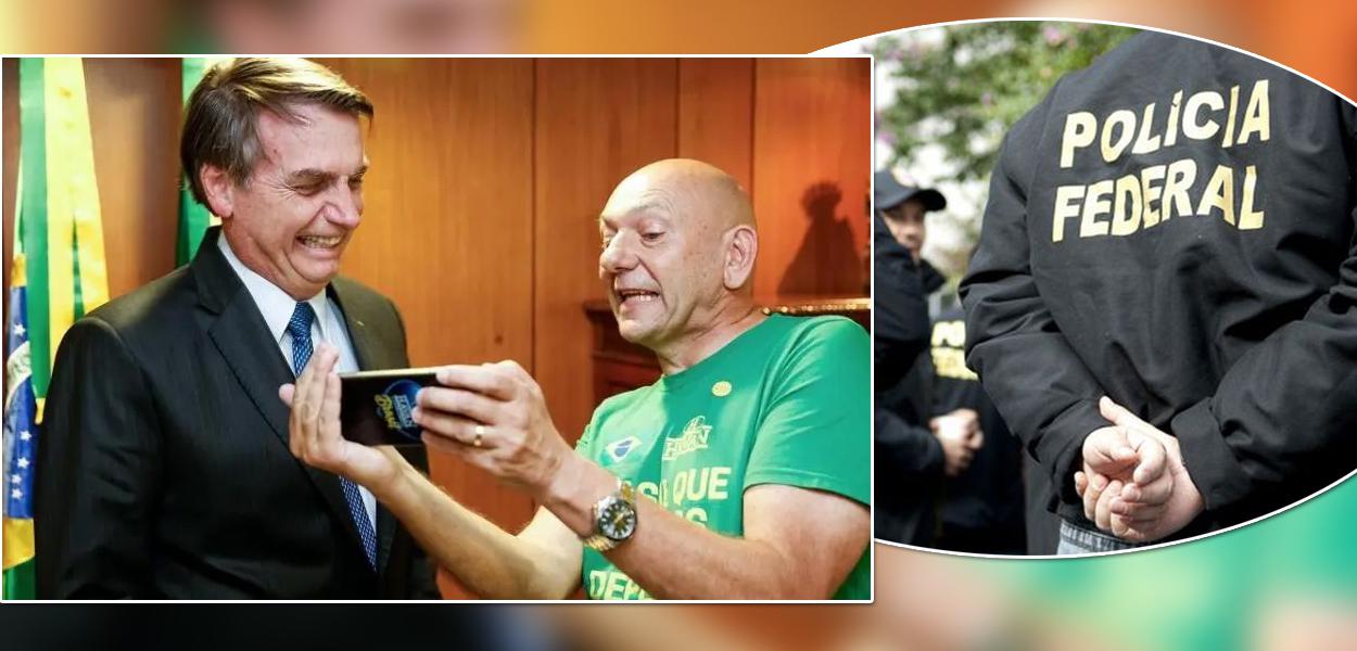 Jair Bolsonaro, Luciano Hang e a Polícia Federal