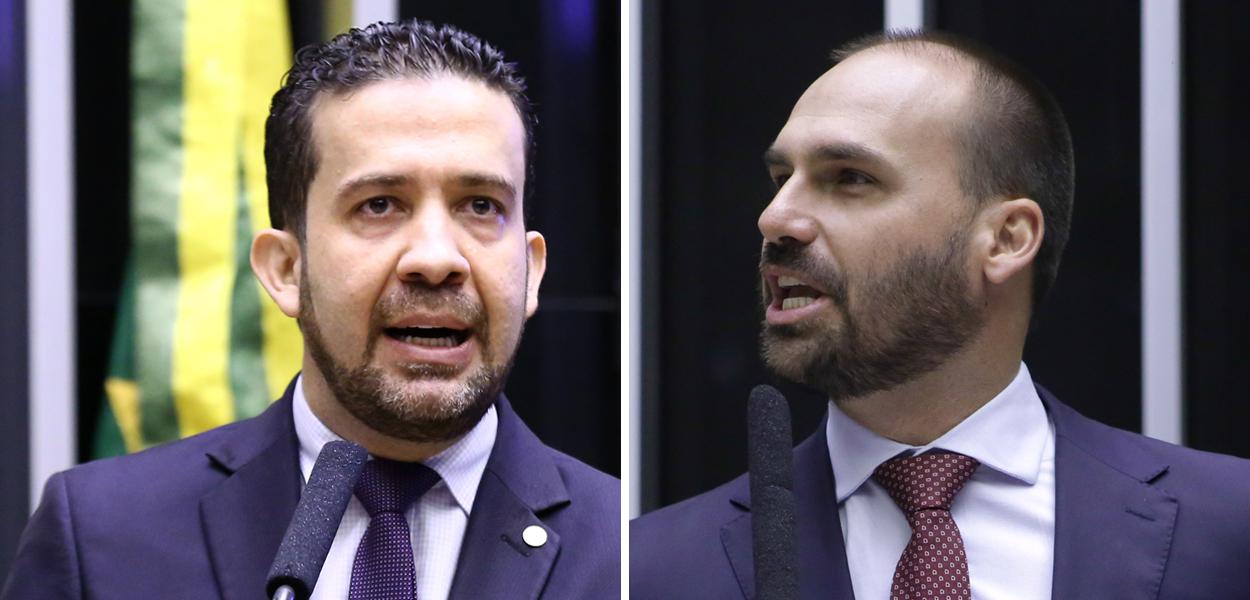 André Janones e Eduardo Bolsonaro