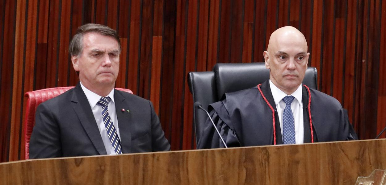 Bolsonaro e Alexandre de Moraes