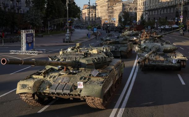 Celebração do Dia da Independência em Kiev 24/8/2022