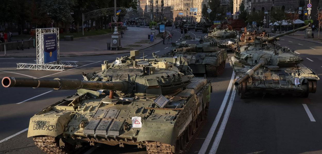 Celebração do Dia da Independência em Kiev 24/8/2022