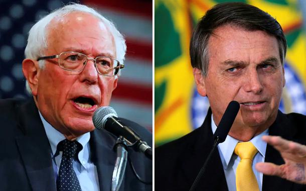 Bernie Sanders e Jair Bolsonaro