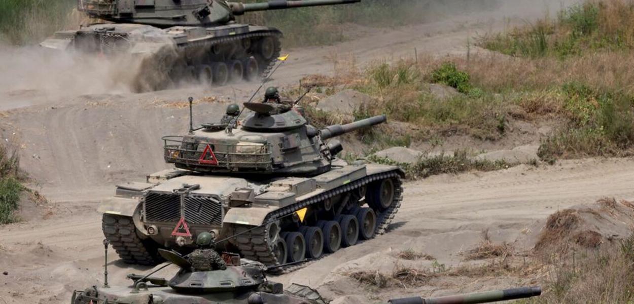 Tanques militares de Taiwan