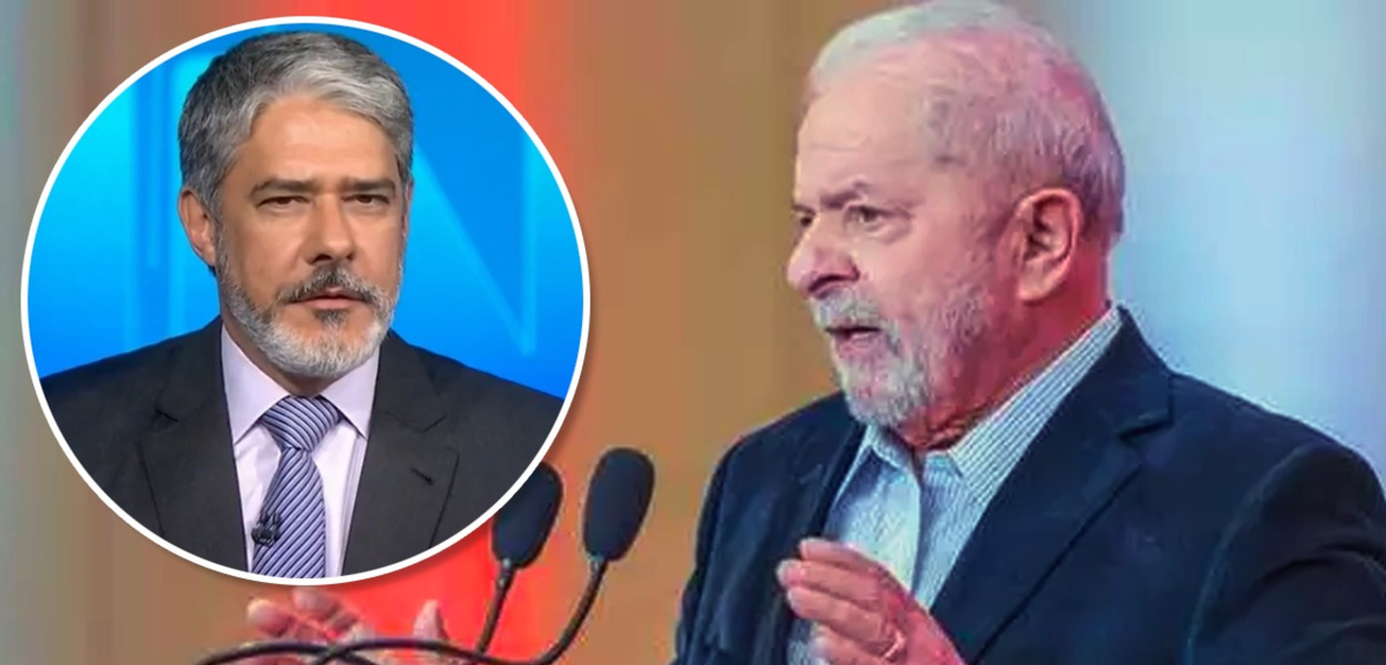 Lula e William Bonner