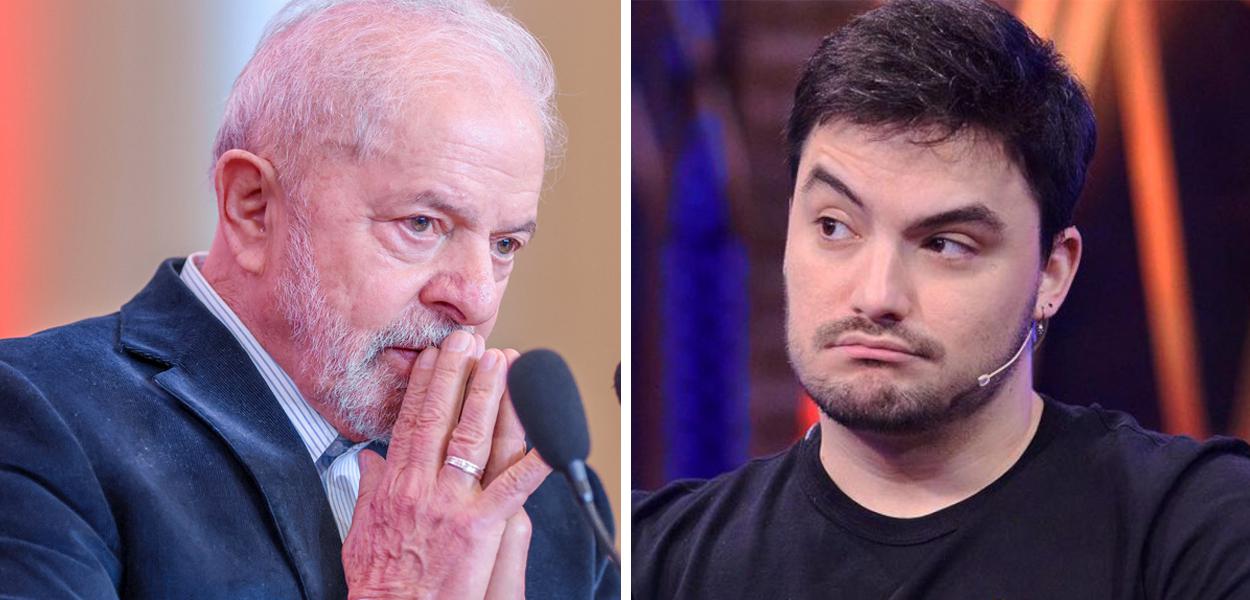 Ex-presidente Luiz Inácio Lula da Silva e Felipe Neto