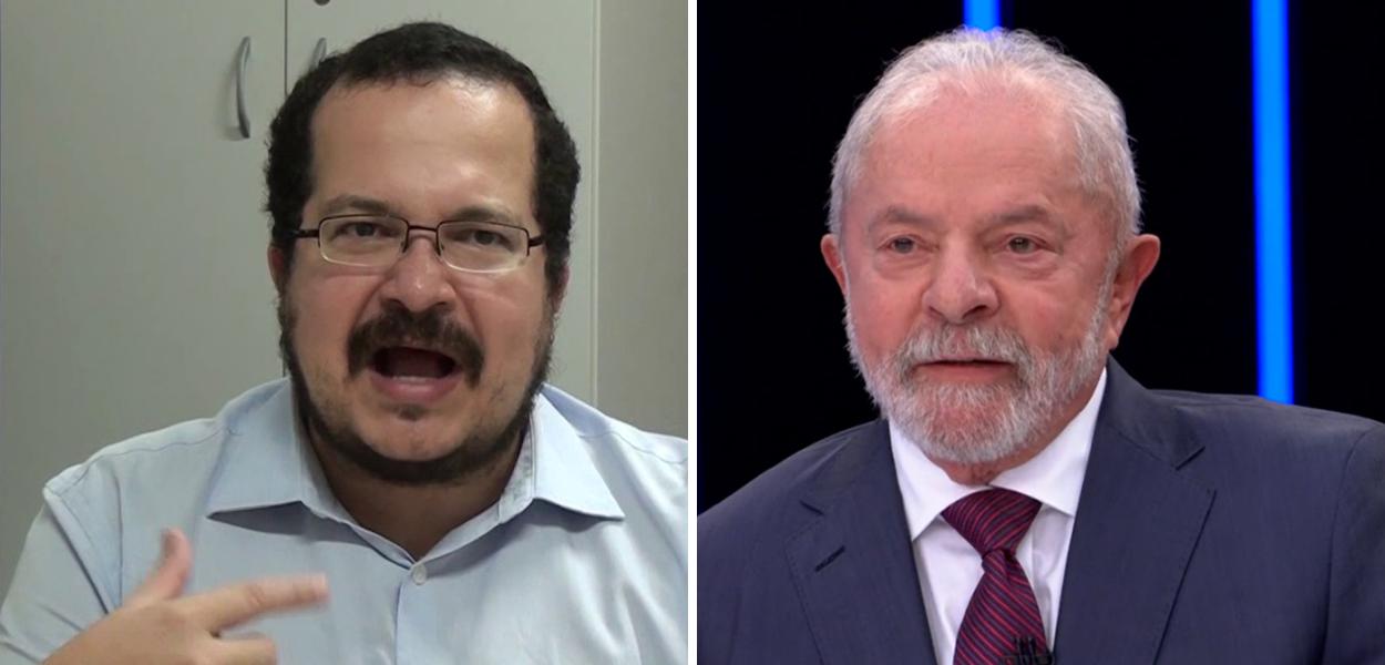 Eduardo Costa Pinto (à esq.) e Luiz Inácio Lula da Silva