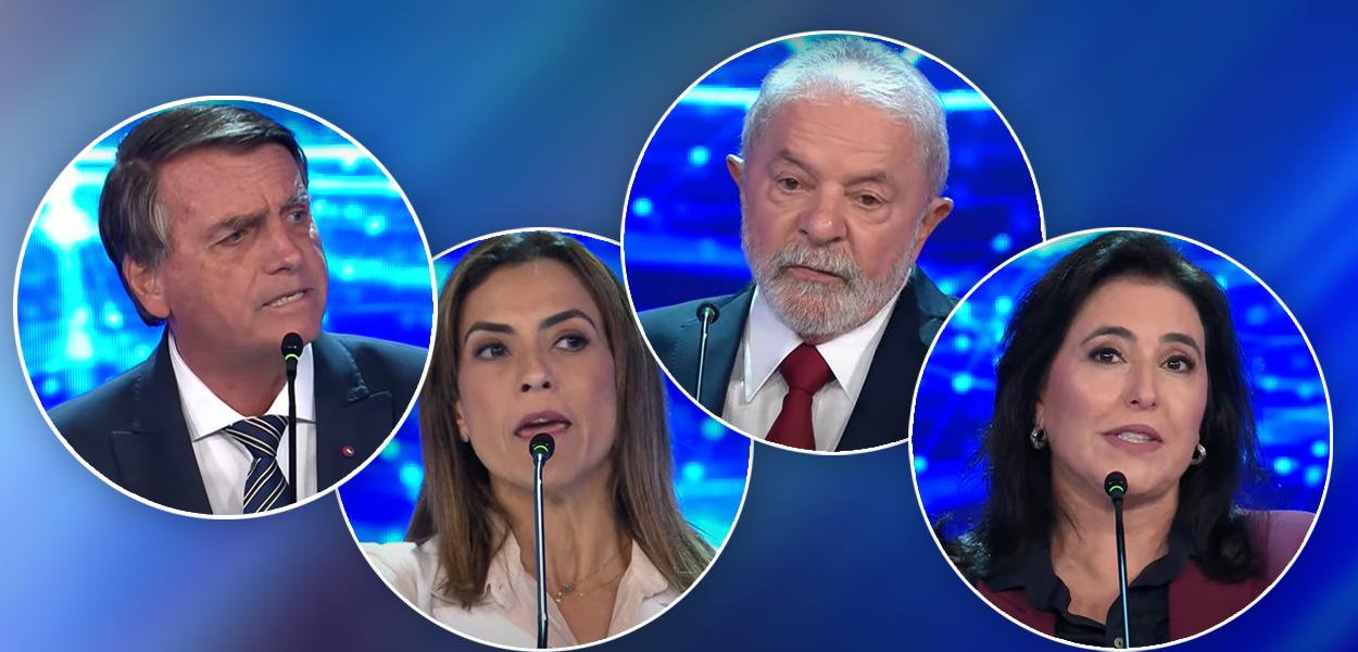 Bolsonaro, Soraya, Lula e Tebet