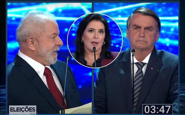 Lula, Tebet e Bolsonaro