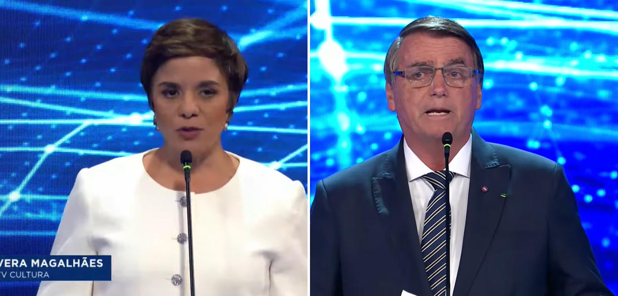 Vera Magalhães e Bolsonaro