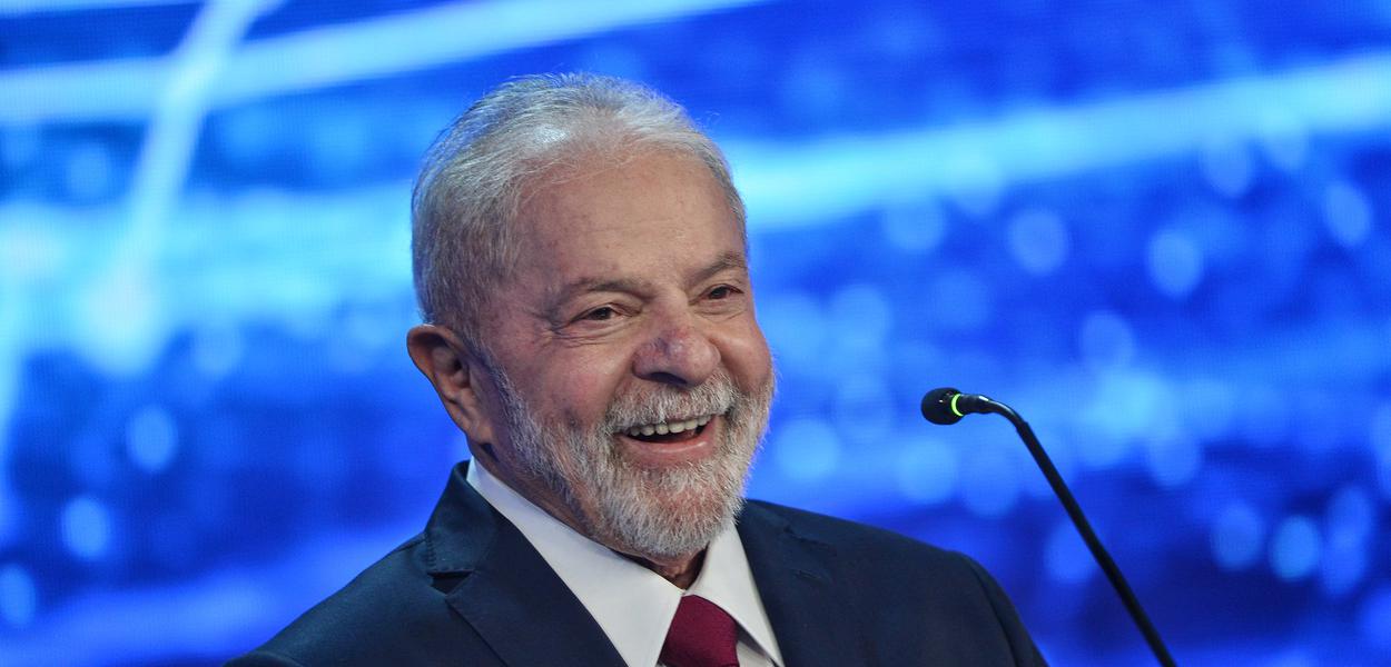 Lula durante debate na TV Band