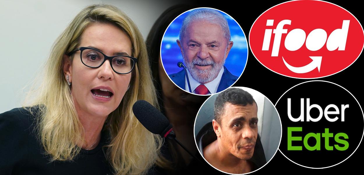 Ministra Maria Claudia Bucchianeri (do TSE), ex-presidente Luiz Inácio Lula da Silva e Adélio Bispo