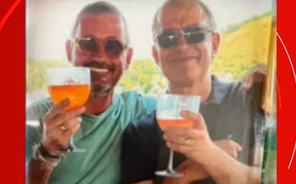 Walter Henri Maximillen Biot (à esq.) e o cônsul da Alemanha Uwe Herbert Hahn