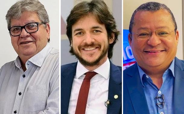 Da esq. para a dir.: João Azevêdo, Pedro Cunha Lima, Nilvan Ferreira e Veneziano Vital do Rêgo