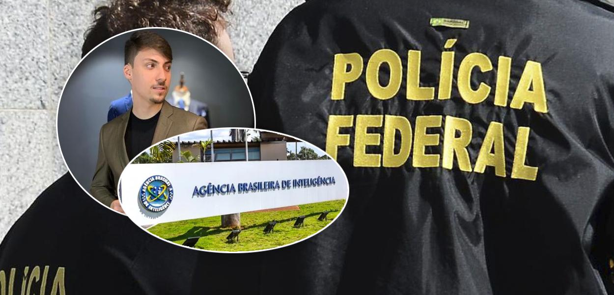 Jair Renan Bolsonaro, Abin e Polícia Federal